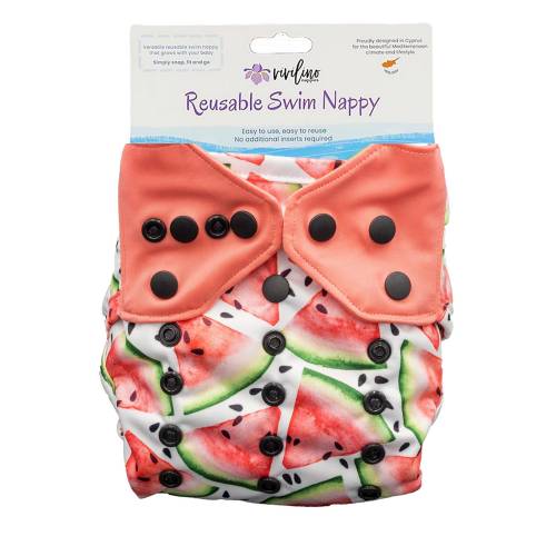 VIVILINO Swim Nappy -  Watermelon Wonder